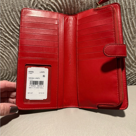 Coach Smooth Skinny Leather Wallet - Picture 4 of 9